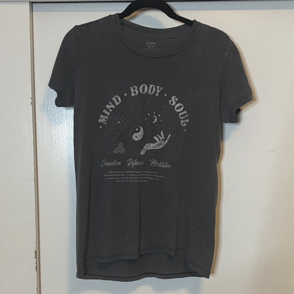 Cotton On Charcoal Classic Tee